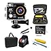 Produktbild 4K Action Cam WIFI 1080P/60FPS,2.4 G Fernbedienung,45M Unterwasserkamera mit 1500mAh Akkus und Zubehör Kits für Drone, Surfen, Tauchen und andere Outdoor-Sportaktivitäten