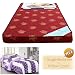 Story@Home MAT_1101-FY1223 4-inch Single Size Foam Mattress (Maroon, 72x35x4) RS.3499.00