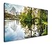 Produktbild Paul Sinus Art GmbH Johannapark in Leipzig 120x60cm - 2 Wandbilder je 60x60cm Kunstdruck modern Wandbilder XXL Wanddekoration Design Wand Bild
