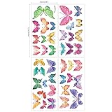 Decowall DW-1602 Aquarell Schmetterlinge Wandsticker Wandaufkleber Wandtattoo Kinderzimmer - 8