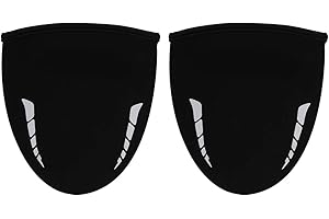 VGEBY 2 SZT. Ochraniacze na buty rowerowe, wiatroszczelne ochraniacze na palce, kurz, ochrona przed zimnem, ocieplenie, zimowe ochraniacze termiczne do ochrony podczas jazdy na rowerze