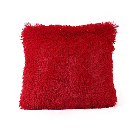 Vovotrade Decoración para el hogar Funda de almohada 43cm*43cm (Rojo)