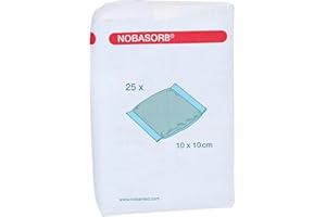 NOBAMED PAUL DANZ AG NOBASORB Saugkompressen unsteril 10 x 10 cm 25 St