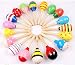 Time4Deals® Baby Kids Sound Music Gift Toddler Rattle Musical Wooden Sand Hammer Toys - 1pcs