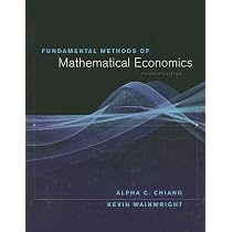 Fundamental Methods of Mathematical Economics : Chiang, Alpha