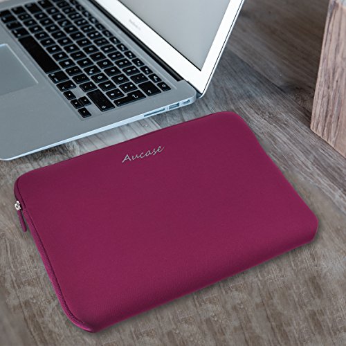 Aucase 15 6 Zoll Laptop H  lle  Laptoptasche  Notebooktasche  Ultrad  nne  St  rkste Neopren Wasserfeste Schutzh  lle f  r Laptops   Ultrabooks in Vie