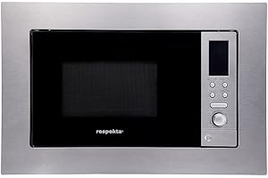 respekta Four à micro-ondes encastrable type/modèle : MW 800, acier inoxydable.