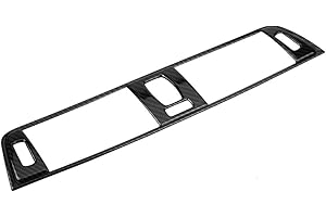 HEADERBS Ajuste de la Cubierta de ventilación de Aire Consola de Estilo de Fibra de Carbono Ajuste de la Cubierta de ventilación de Aire Acondicionado para Serie 3 F30 13-18