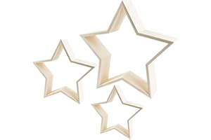 IDEEN MIT HERZ Stelle | Cornice in legno | Disponibile in tre diverse misure | 3 pezzi