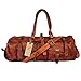 pranjals house vintage handmade brown leather duffle bag RS.2999.00