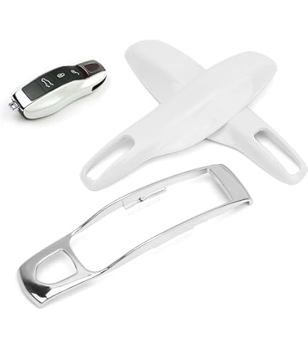 Lot De 2 étuis En Silicone Pour Clé Porsche - Compatible 911, 997, 987 Boxster/Cayman - Protection Antidérapante - 12