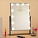 Produktbild WELSUN Make-up-Spiegel-Lichter 12 LED-Birnen-Schnur-stufenlose dimmbare Noten-Steuerung Kühle Weiße Hollywood-Lampe USB-Ladegerät (Spiegel Nicht eingeschlossen)