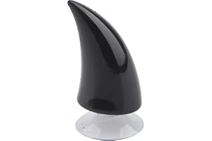 KIMISS Casco de moto Cuerno Casco de motocicleta Devil Demon Horn con Sucker Accesorios de decoración(negro)