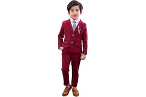 LOLANTA 2 Piece Boys Suits Set, Kids Blazer & Trousers, Leisurewear or Wedding Party Pageboy Outfit for 2-13 Years
