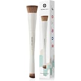 EIGSHOW Foundation and Concealer Brush, Double-Ended Makeup Brush for | 2 in 1 Makeup Brush for Flawless Foundation &amp; Precisi