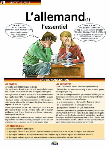 L'allemand tome 1 L'allemand tome 1