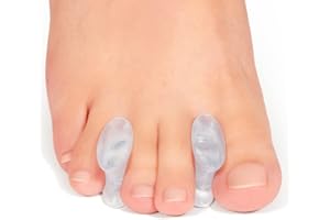 Sumiwish [10x] Toe Spreader Hallux, Gel Toe Spreader Hallux Corrección con un poco de rigidez - para dedos superpuestos, dedos en martillo, alivio del dolor