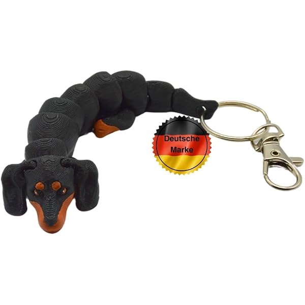 Handgefertigter Leder-Schlüsselanhänger Tier 3D – Perfekt Als Geschenk
