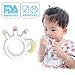 Produktbild Beißring für Babys, Zahnungshilfe Baby Weich Transparent Silikon, Zahnen Spielzeuge Geschenk für Kleinkind und Säugling, BPA frei mit Anti Fall Kette und Aufbewahrungsbox (3 Monate+)