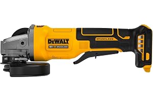 DEWALT DCG408N 18V XR Li-ion trådlös borstlös 125 mm vinkelslip med endast paddelbrytare
