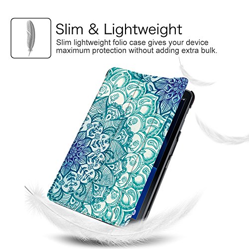 Fintie Samsung Galaxy Tab A 10.1 Hülle – Ultra Schlank Superleicht Ständer Smart Shell Case Cover Schutzhülle Etui Tasche mit Auto Schlaf / Wach Funktion für Samsung Galaxy Tab A 10,1 Zoll T580N / T585N Tablet (2016 Version), Z- Emerald - 4