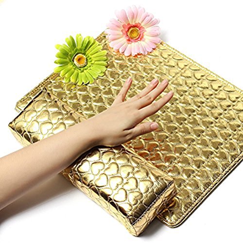 CINEEN Gold Washable Nail Art Cushion Pillow Hand Care Rest Manicure Beauty Tool Set…