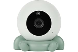 BABYMOOV Caméra Additionnelle Babyphone Caméra Yoo Go+ HD - Batterie Rechargeable Longue Autonomie - Socle Caméra Inclus - Faible Emission d'Ondes - Garantie à Vie - 8 Berceuses