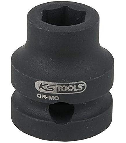 KS Tools 1/2 zeskant krachtdop, extra kort, 19,0 mm, Kracht