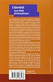 Image de L'identité, une fable philosophique