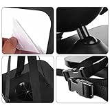 iRegro Rücksitzspiegel für Babys, Große Rückspiegel für hintere Sitz Kind zugewandt Passt in jede verstellbare Kopfstütze , Neige und Drehfunktion, splitterfrei - 7