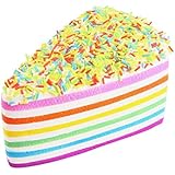 Squishies Spielzeug, Hmeng Squishy Rainbow Cake Slow Rising Anti Stress Relief Druck Spielzeug Weihnachten Hauptdekoration Phone Straps