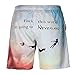 Produktbild Swallowuk Herren Casual 3D Druck Strand Shorts Badeshorts Schwimmhose Surfen Shorts (M, 8)