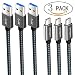 Produktbild USB Typ C Kabel, [3 Stück: 1m*3] USB 3.0 Datenkabel Ladekabel Nylon Type C Geräte für Samsung Galaxy Note 8 / S8 / S8 Plus, MacBook, Nokia 8, Google Pixel / Pixel 2, Nexus 5X / 6P, Huawei P9 / P10 / Mate9 / Mate 10, HTC 10 / U11, LG G5 / G6, OnePlus 2 / 3 / 5 / 5T und weitere