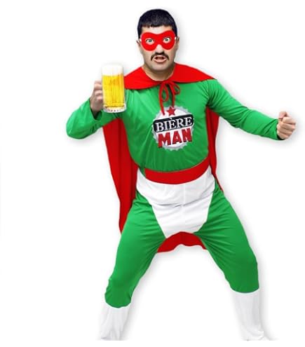 Kostüm „I Rhum Man“ – Lustiges Herren-Kostüm Als Parodie Auf Iron Man, Einheitsgröße, 100% Polyester – Perfekt Für Karneval, Partys & Mottos