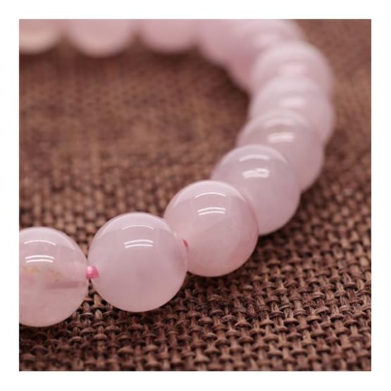 COAI® Cuarzo Rosa y Labradorita Brazalete de Equilibrio Pulsera de Protección para Mujer - Imagen 5