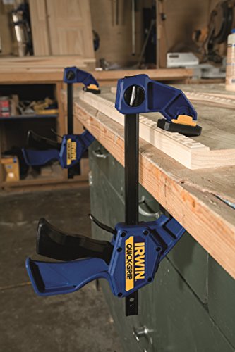 Irwin Quick-Change Einhand-Zwinge 300 mm 2 Stück, Haltekraft 135 kg, Spreizfunktion, T5122QCEL7 - 2