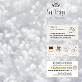 Sei Design® Stillkissen Schwangerschaftskissen XXL 190 x 30cm | Füllung: schadstoffgeprüfte 3-D Faserbällchen Ökotex zertifiziert. Bezug mit Reißverschluss und hochwertiger Stickerei. - 2