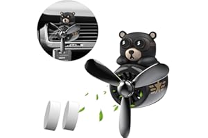 UMIKK Auto Lufterfrischer Cartoon Bär Pilot, Silky Splash Rasierer, 2-in-1 Dual Head Elektrischer Rasierer Damen Intimbereich Pro, IPX7 Wasserdicht Kabelloser