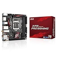 Asus Z170I Pro Gaming Mainboard Sockel 1151 (Mini ITX, Intel Z170, DDR4-Speicher, USB 3.1 Typ A, M.2-Schnittstelle)