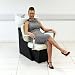 Salon Backwash & Chair Unit - White