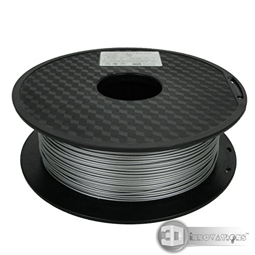 3D InnovationsTM 3D Printer Filament (1 Kg, PLA, Silver,1.75 mm Dia.) RS.1564 (7.00% Off) - Amazon