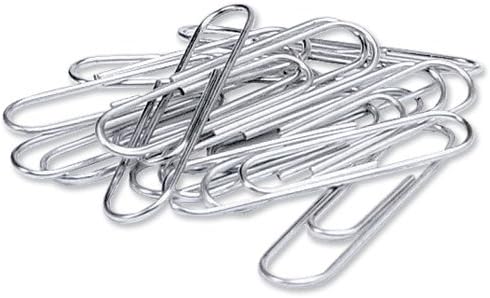 Whitecroft EssentialsValue 22mm Small Plain Paperclip (Box of 100)