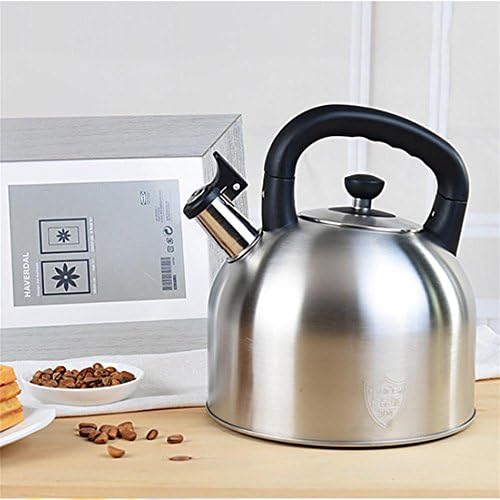 Whistling Gas Range Kettle Stainless Steel Kettle with Heat Resistant Handle The gland keeps water and tea warm For induction cooker Gas stoves