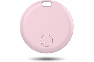 AOWOKA Smart Air tag, Apple Traceur,Traceur Fonctionne avec Apple Find My(Uniquement iOS), Batterie Durée de Vie d'un an, Localisateur de Clés/Portefeuilles/Valises/Sac à Dos(Pink)