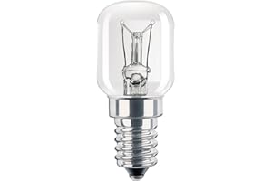 jpshop Lampadina ad Incandescenza per Forno 25W - Attacco Piccolo E14 - Resistente fino a 300°
