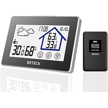 Vegena Wetterstation Funk Mit Aussensensor Digital Farbdisplay