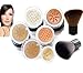 FAIR & FAIR2 Mineral Foundation Makeup Double KABUKI SET Sheer Finish Full Coverage Pure Natural Minerals by Intelligent Cosmetics®