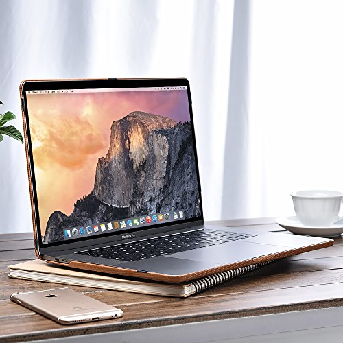 MacBook Pro 15 H  lle Lederh  lle  Icarer Ultra Slim Ledertasche Vintage Antik Handytasche Leder H  lle Case Cover f  r Apple MacBook Pro 15 Zoll mit 