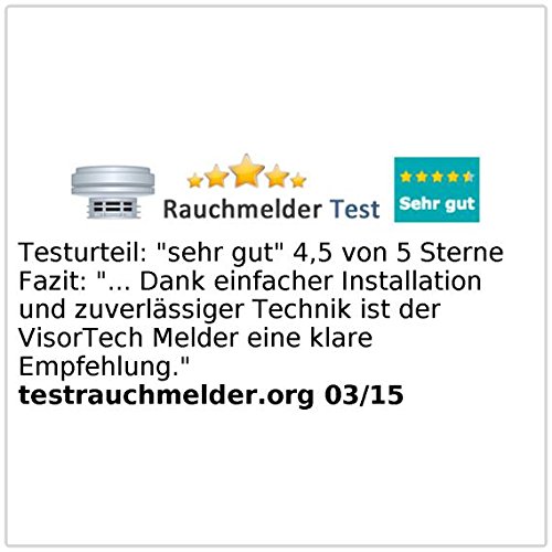 VisorTech Kohlenmonoxid-Melder inkl. Batterie - 5