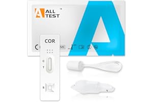 1x Test Cortisolo Salivare Fai da Te Alltest – Kit Rapido per Misurare il Cortisolo nella Saliva, Ormone dello Stress, Test Cortisolo Uomo e Donna, Test del Cortisolo Salivare per Casa kit
